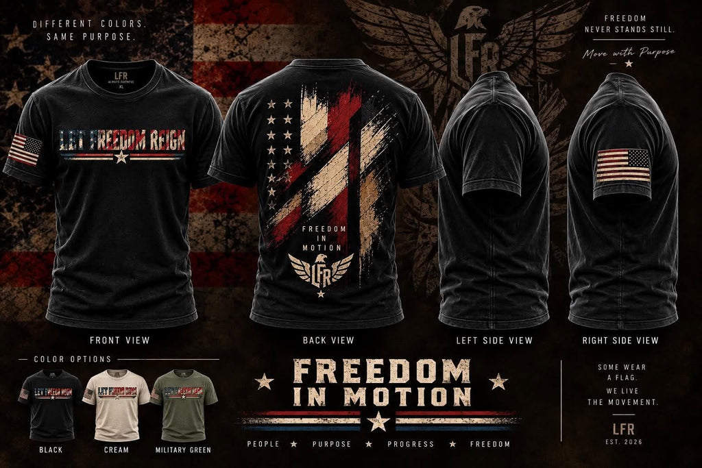 FREEDOM IN MOTION TEE