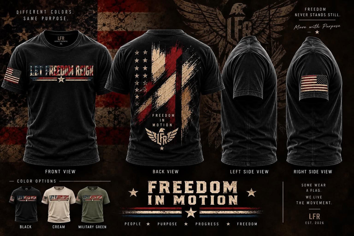 FREEDOM IN MOTION TEE